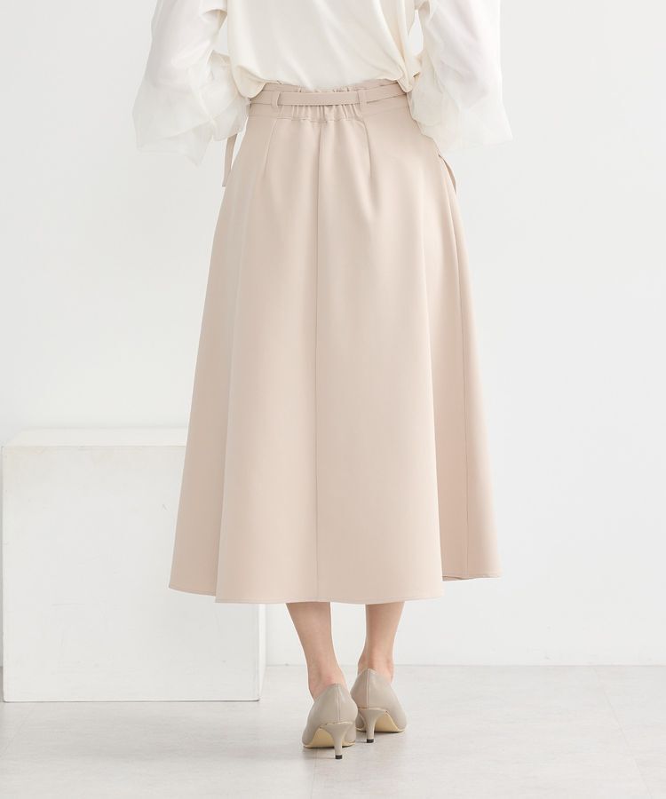 earth music&ecology「ベルト付きアシンメトリースカート」|フレア|