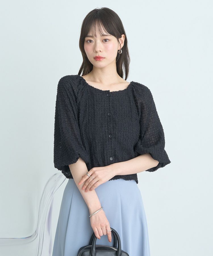 earth music&ecology「前後2wayミニフリンジブラウス」|シャツ・ブラウス|