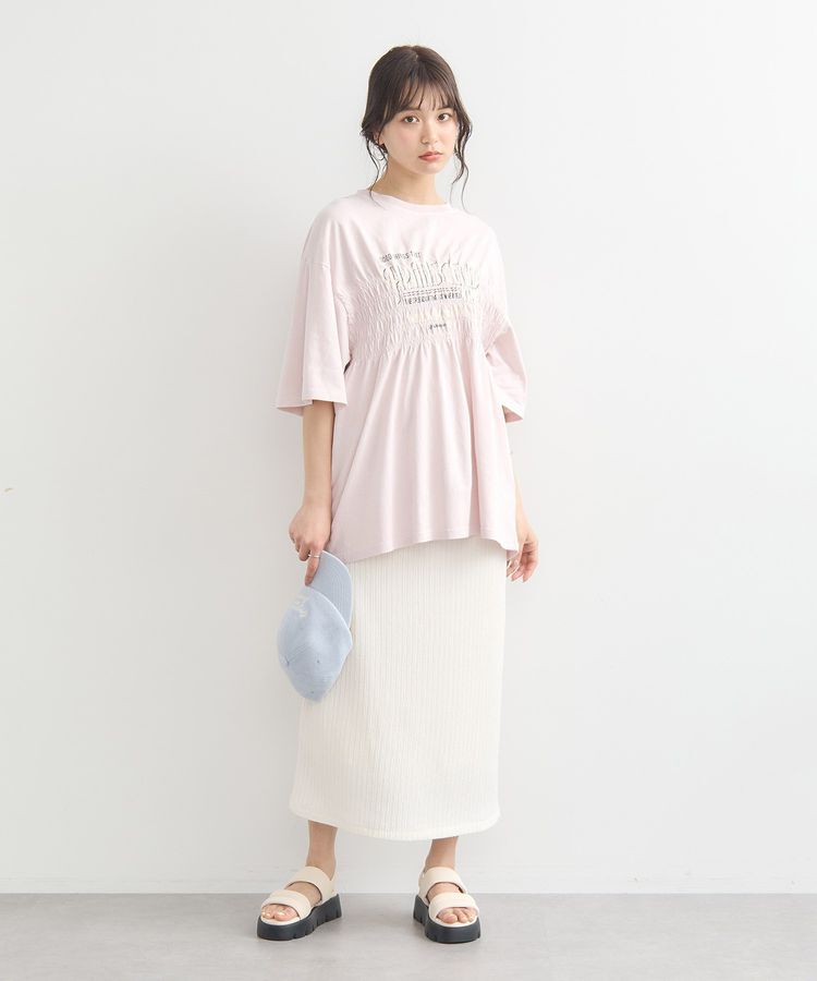 earth music&ecology「ピグメントシャーリングプルオーバー」|Tシャツ・カットソー|