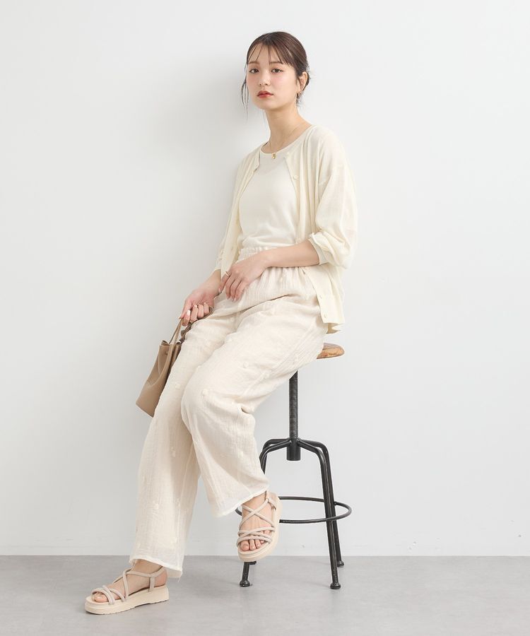 earth music&ecology「3Dフラワーパンツ」|その他|