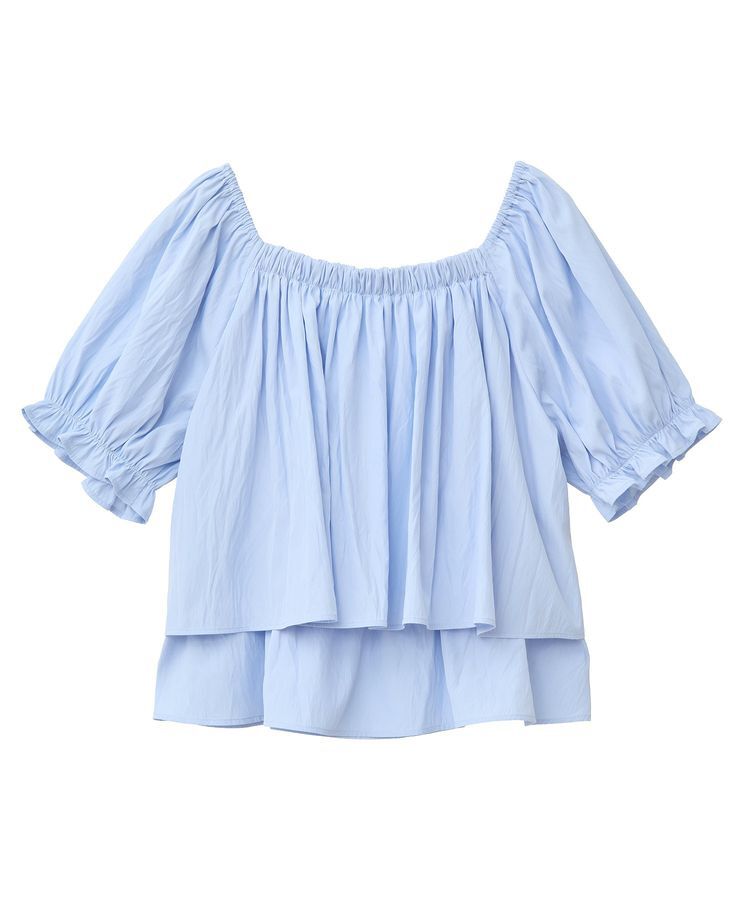 earth music&ecology「スクエアフロントリボンブラウス」|シャツ・ブラウス|