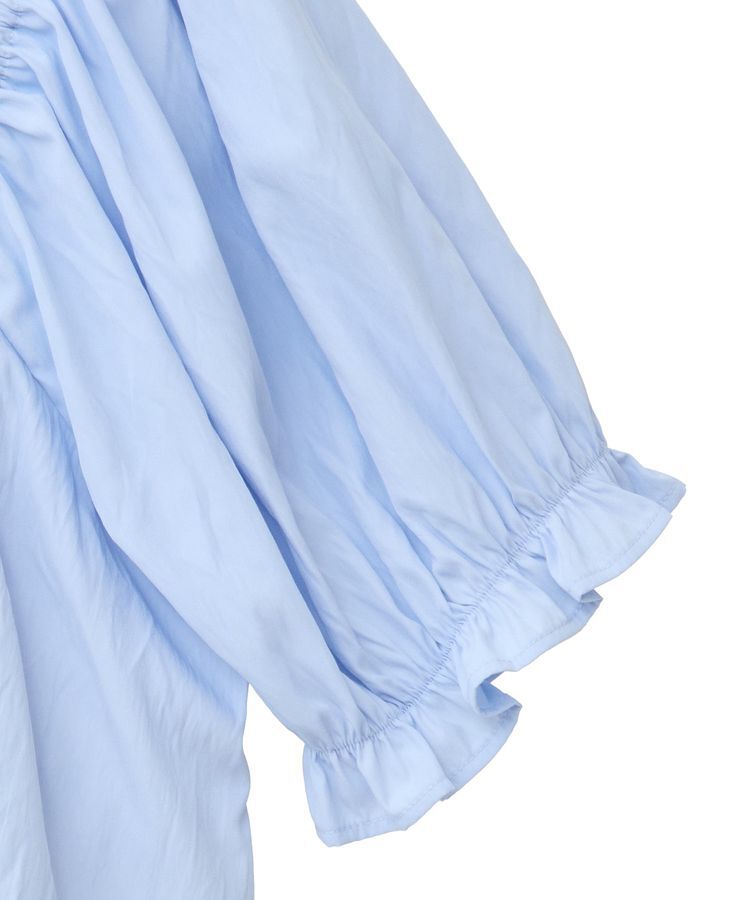 earth music&ecology「スクエアフロントリボンブラウス」|シャツ・ブラウス|