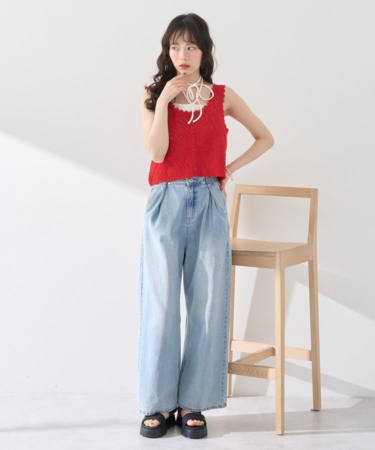 earth music&ecology「クロシェビスチェ」|ベスト・ジレ|