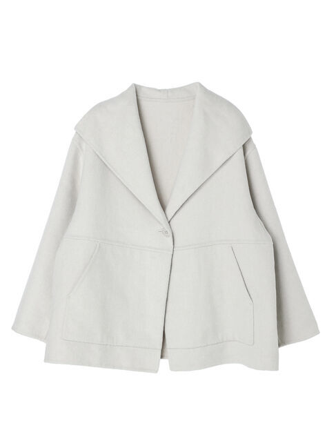  「リサイクルウールリバーライクニュアンスミディコート」|その他|