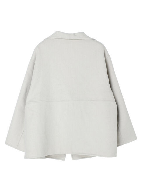  「リサイクルウールリバーライクニュアンスミディコート」|その他|