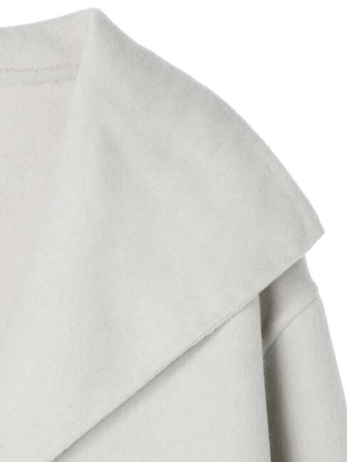  「リサイクルウールリバーライクニュアンスミディコート」|その他|