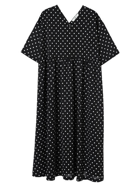 Green Parks「・novem9　ドットpt　Aラインワンピース」|ワンピース|