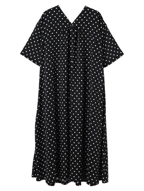 Green Parks「・novem9　ドットpt　Aラインワンピース」|ワンピース|