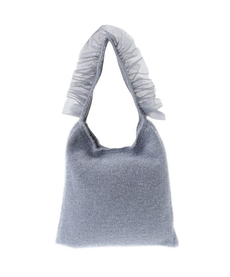 Green Parks「・QUON フリルニットワンショルダー」|ショルダー・メッセンジャー|