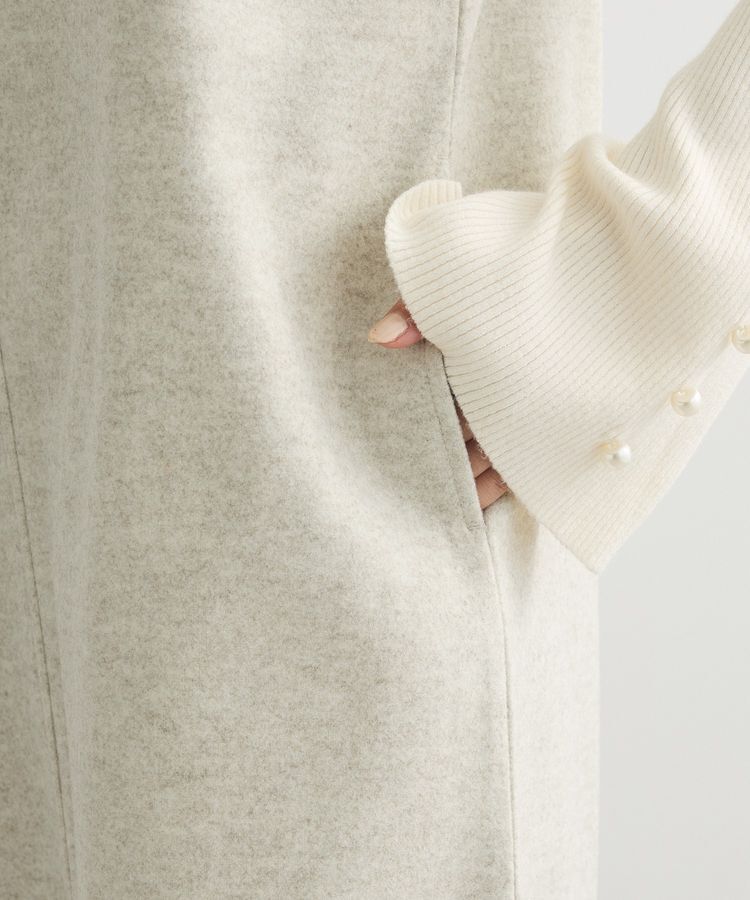 Green Parks「圧縮ポンチ合皮パイピングジャンスカ」|ジャンパースカート|