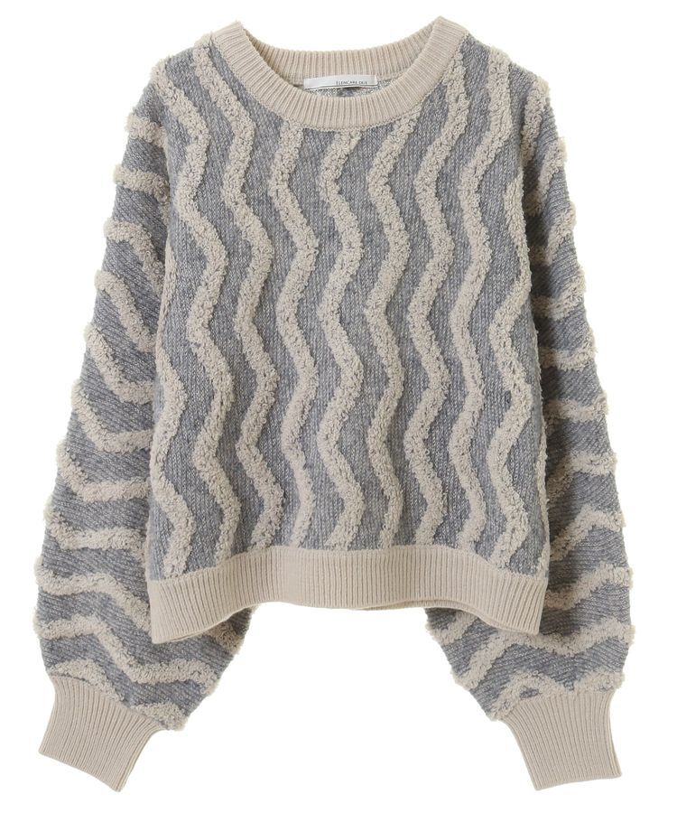 Green Parks「・ELENCARE DUE ブークレナミナミニット」|ニット・セーター|