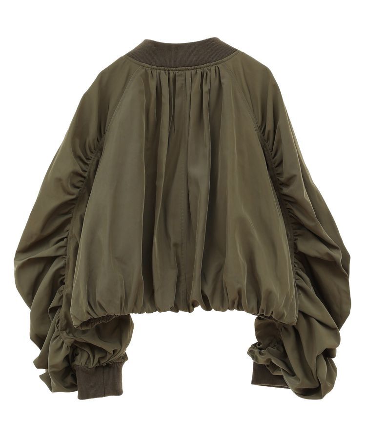 Green Parks「・SUGAR SPOON ボリュームギャザーMA-1」|ブルゾン・スタジャン|