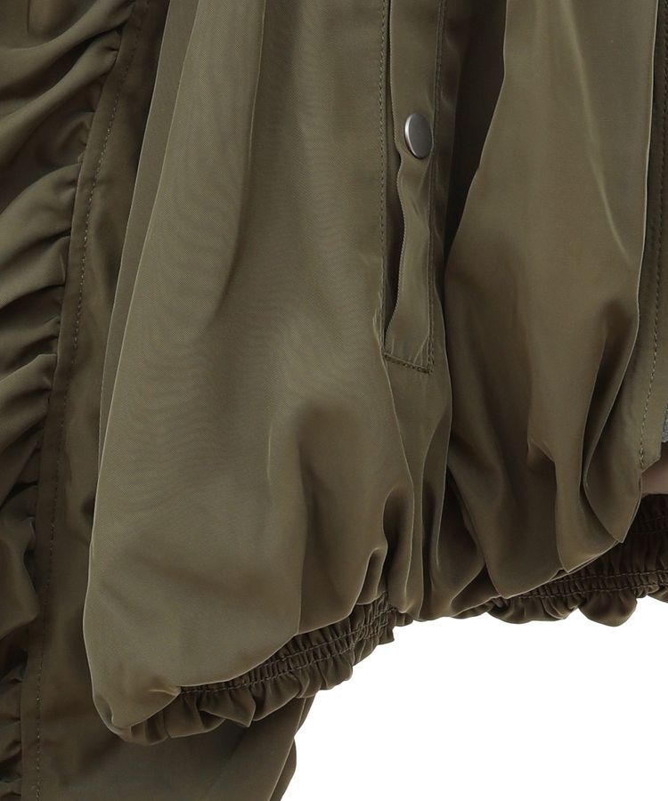 Green Parks「・SUGAR SPOON ボリュームギャザーMA-1」|ブルゾン・スタジャン|