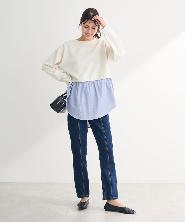 Green Parks「ダンボールドッキングチュニック」|Tシャツ・カットソー|