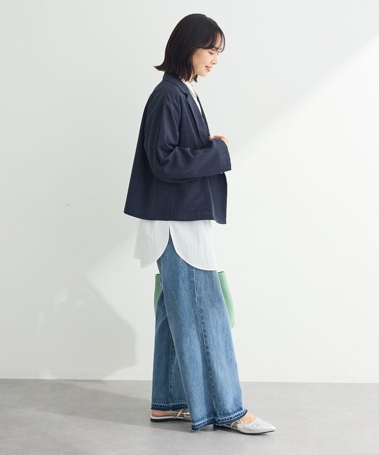 Green Parks「イージーケア比翼フライヨークチュニック」|シャツ・ブラウス|