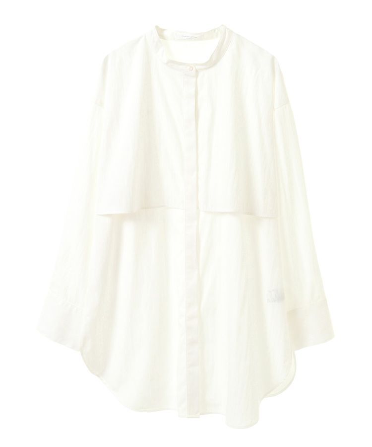 Green Parks「イージーケア比翼フライヨークチュニック」|シャツ・ブラウス|