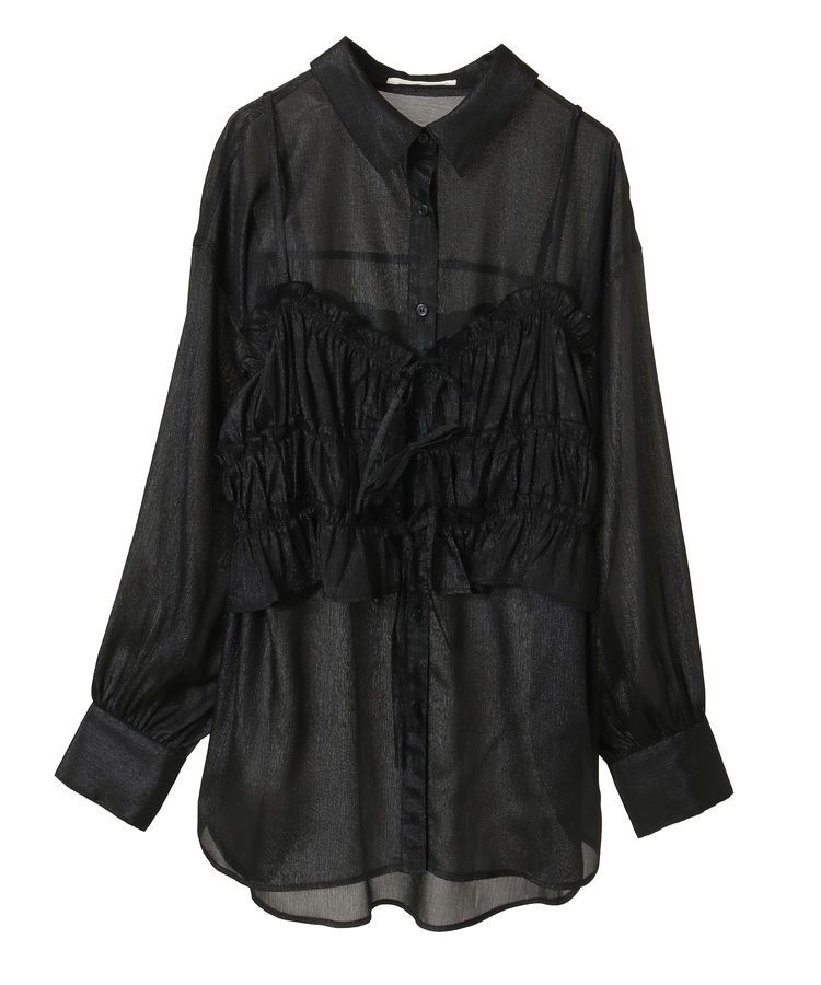 Green Parks「・ELENCARE DUE シアービスチェ付シャツ」|シャツ・ブラウス|