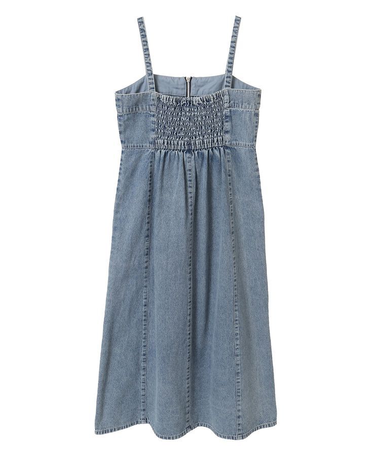 Green Parks「・ELENCARE DUE デニムW-ZIPジャンスカ」|ジャンパースカート|