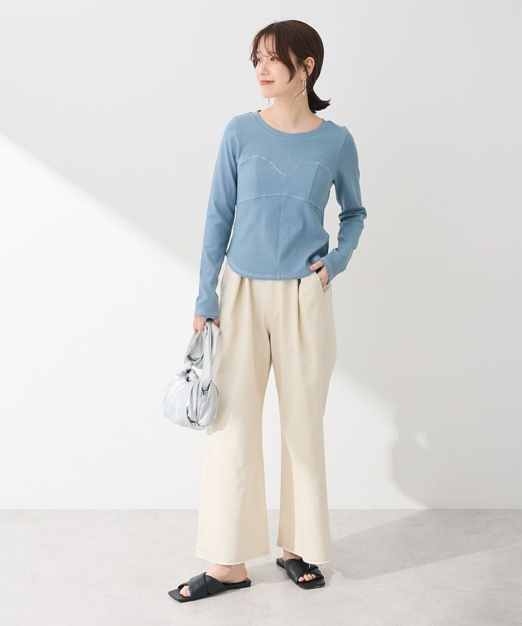 Green Parks「・SUGAR SPOON ビスチェラインリブロンTEE」|Tシャツ・カットソー|