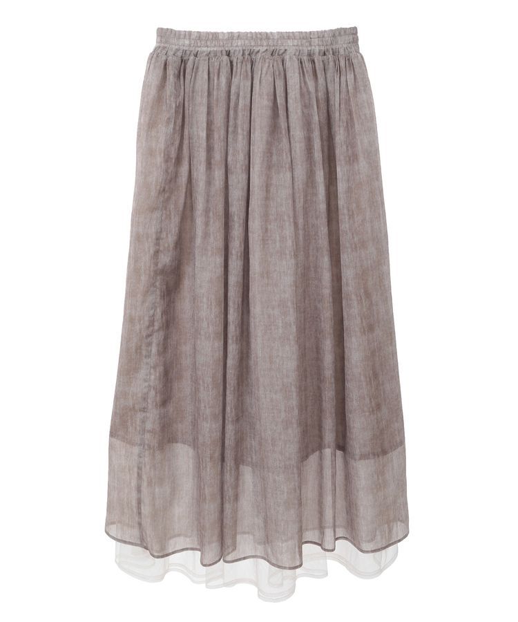 armonia「SET2点マーブル柄＋チュールスカート」|フレア|