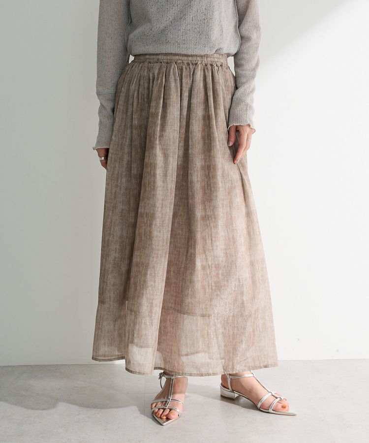 armonia「SET2点マーブル柄＋チュールスカート」|フレア|