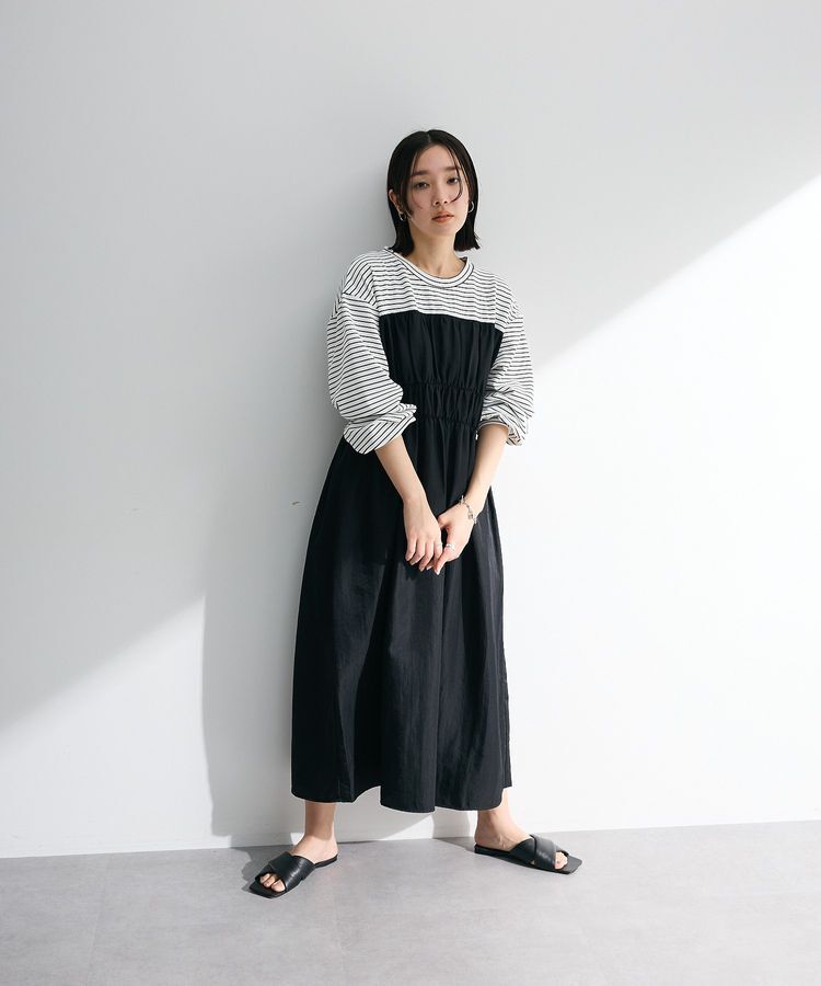 Green Parks「シャーリングドッキングワンピース」|ワンピース|