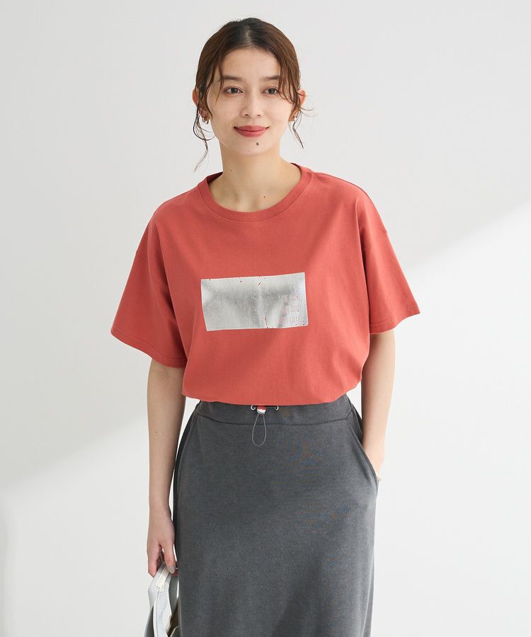 Green Parks「・ELENCARE DUE 箔プリントTEE」|Tシャツ・カットソー|