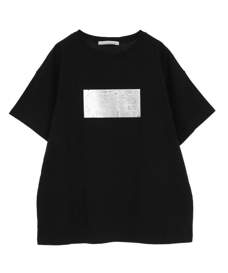 Green Parks「・ELENCARE DUE 箔プリントTEE」|Tシャツ・カットソー|