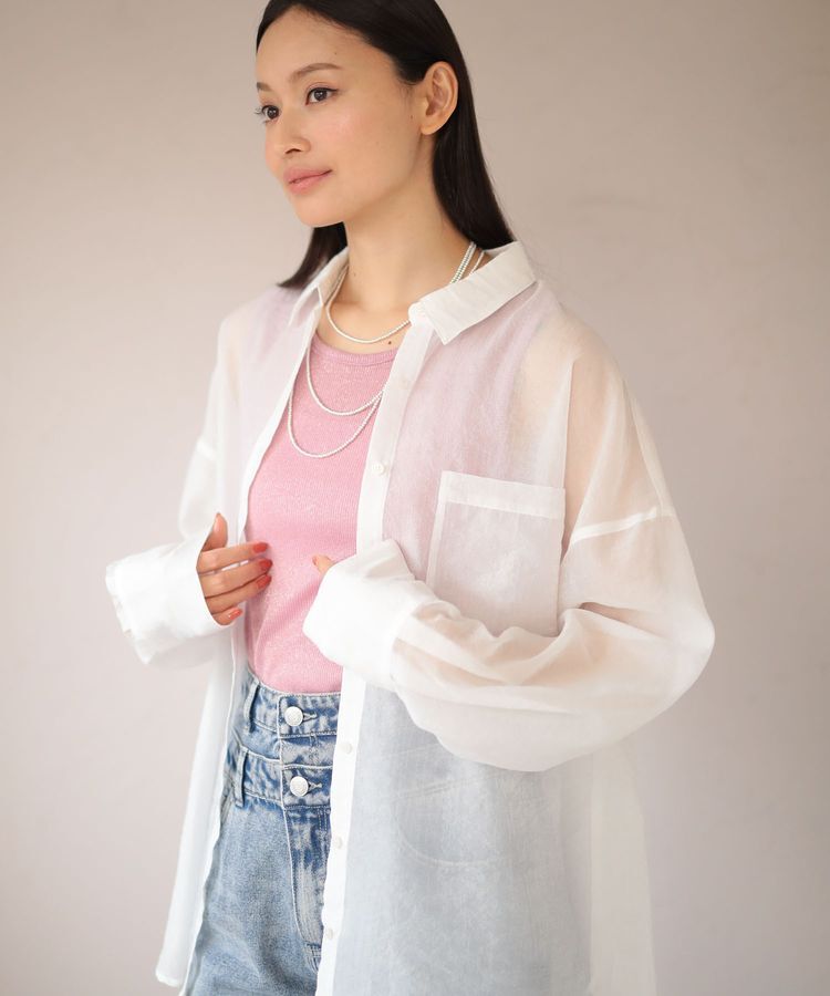 Green Parks「・Petit Fleur ラメリブタンクトップ」|インナー|