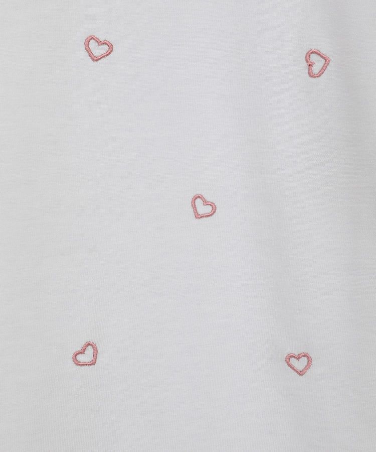 Green Parks「・DOUBLE FLAGS ハート総柄刺繍TEE」|Tシャツ・カットソー|