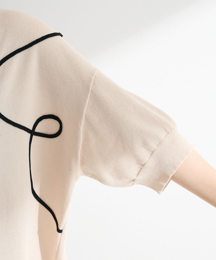 armonia「刺繍コードVネックフレンチカーディガン」|カーディガン|