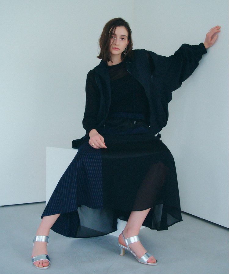 Editt by YECCA VECCA「異素材MIXデザインスカート」|スカート|