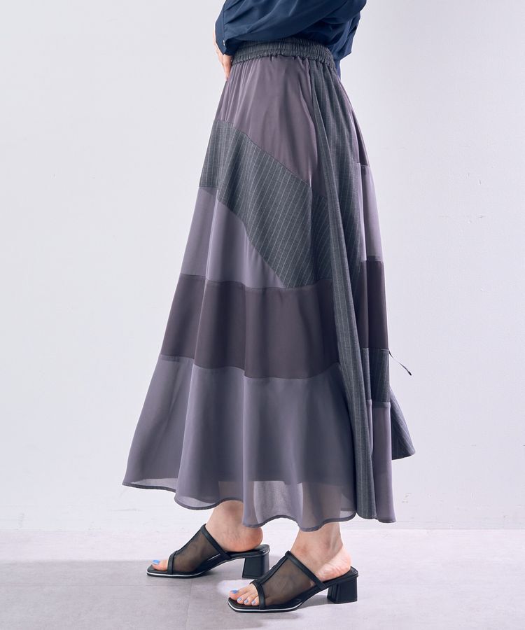 Editt by YECCA VECCA「異素材MIXデザインスカート」|スカート|