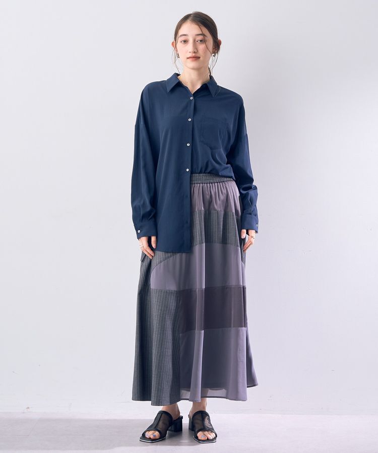 Editt by YECCA VECCA「異素材MIXデザインスカート」|スカート|