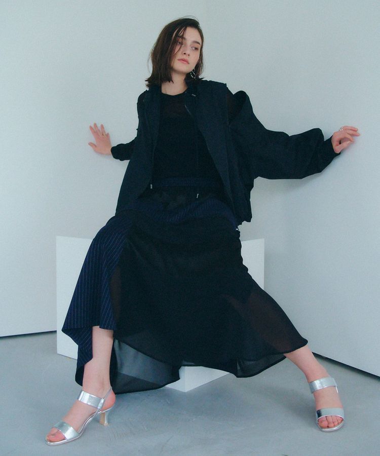 Editt by YECCA VECCA「異素材MIXデザインスカート」|スカート|