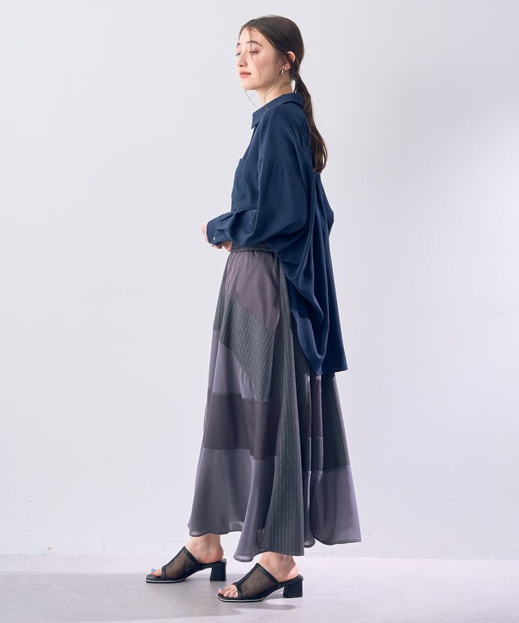 Editt by YECCA VECCA「異素材MIXデザインスカート」|スカート|