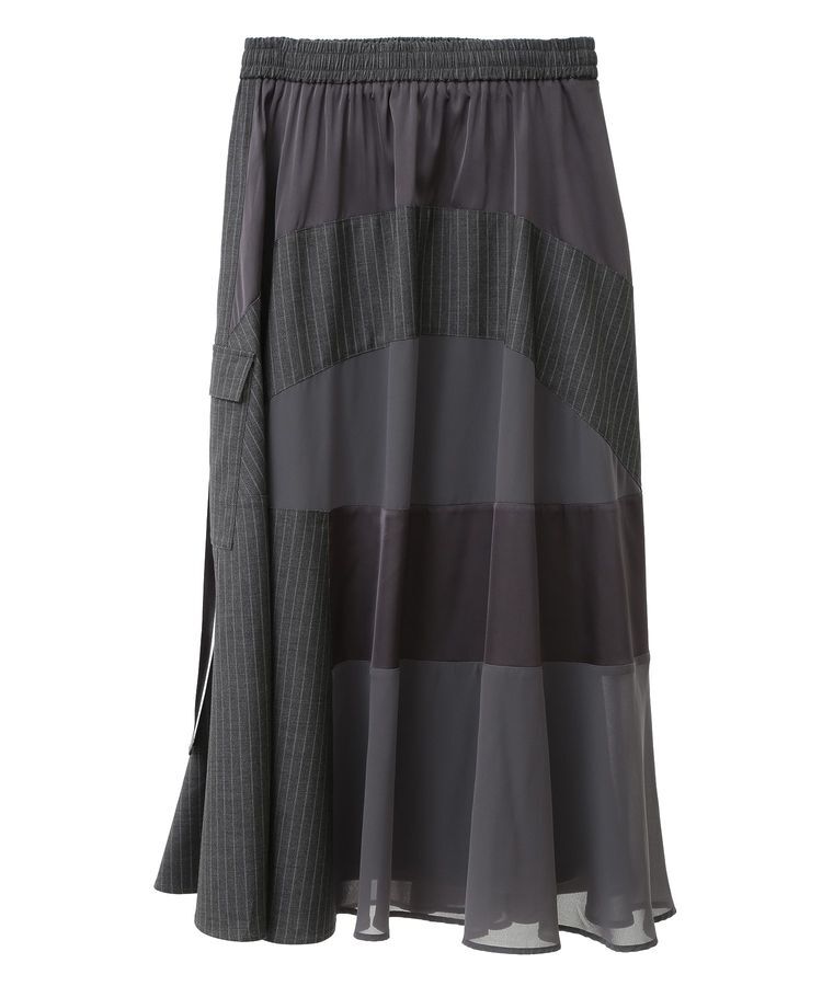 Editt by YECCA VECCA「異素材MIXデザインスカート」|スカート|