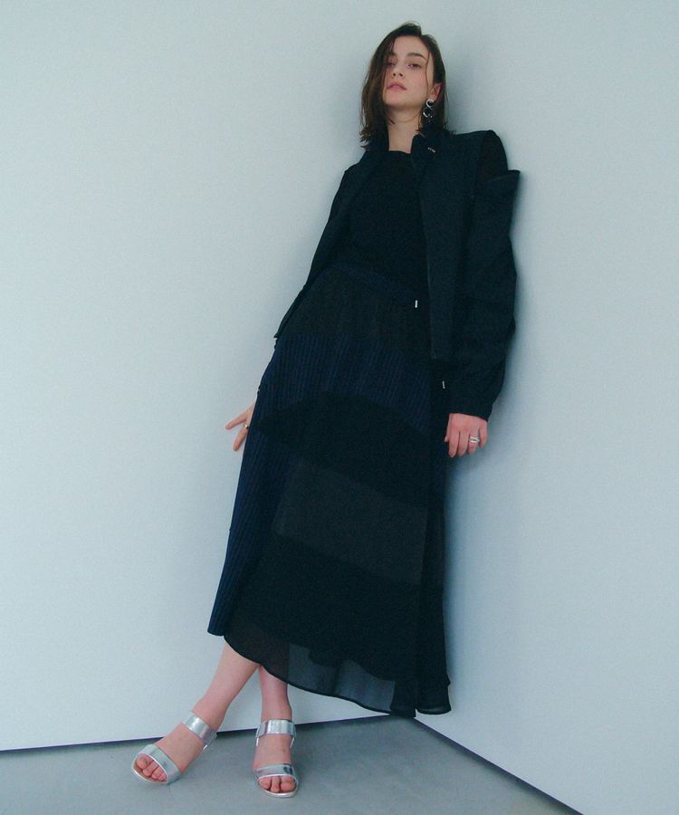 Editt by YECCA VECCA「異素材MIXデザインスカート」|スカート|