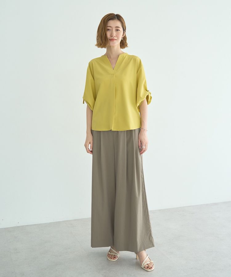 YECCA VECCA「ドライタッチストレッチワイドパンツ」|その他|