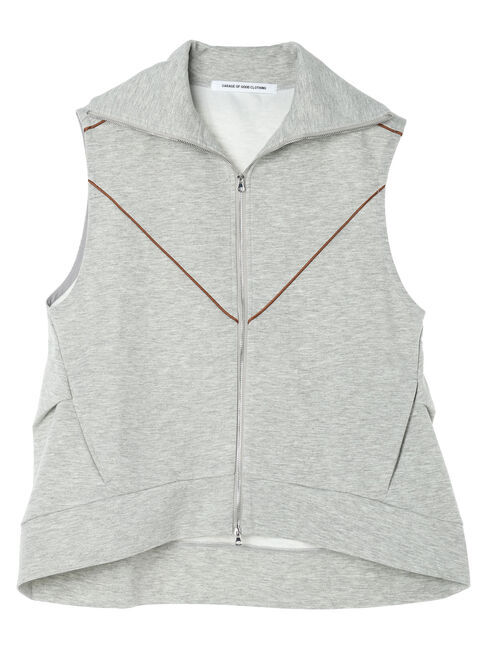 GARAGE OF GOOD CLOTHING「ダンボールニットZIPベスト」|ベスト・ジレ|