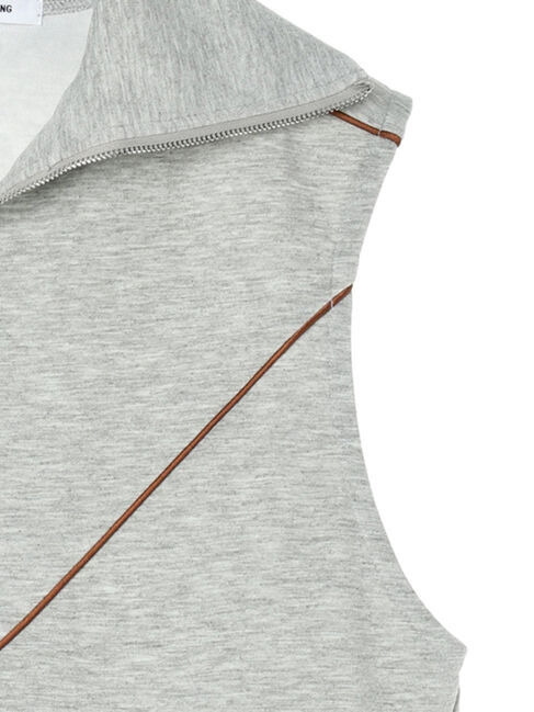 GARAGE OF GOOD CLOTHING「ダンボールニットZIPベスト」|ベスト・ジレ|