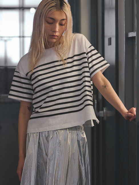 GARAGE OF GOOD CLOTHING「ボーダープリントTシャツ」|Tシャツ・カットソー|