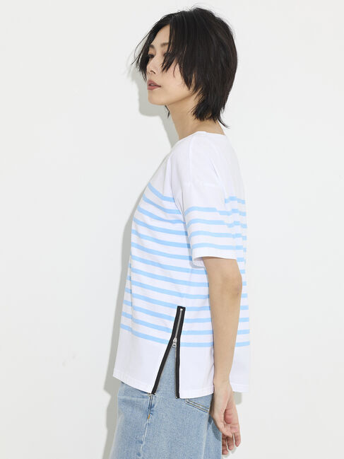 GARAGE OF GOOD CLOTHING「ボーダープリントTシャツ」|Tシャツ・カットソー|