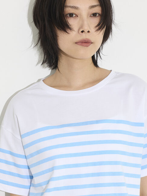 GARAGE OF GOOD CLOTHING「ボーダープリントTシャツ」|Tシャツ・カットソー|