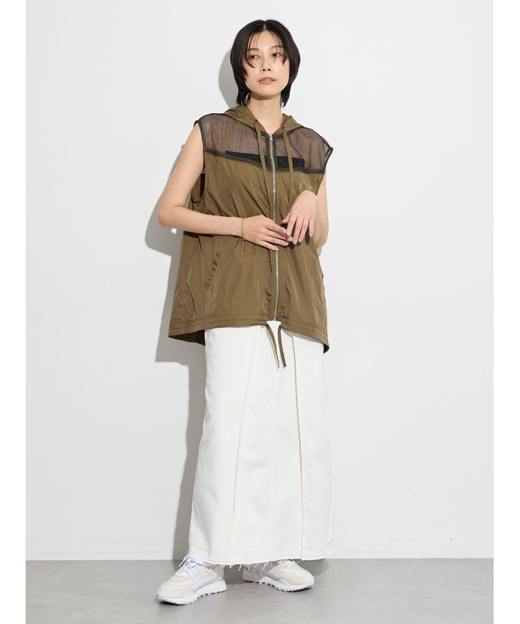 GARAGE OF GOOD CLOTHING「タックデニムスカート」|スカート|