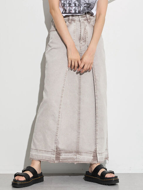 GARAGE OF GOOD CLOTHING「タックデニムスカート」|スカート|