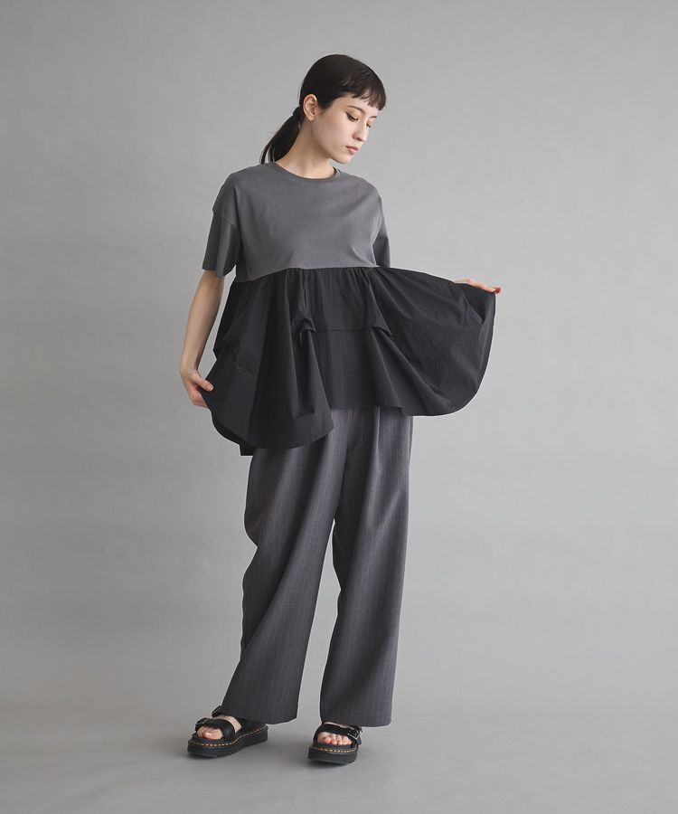 GARAGE OF GOOD CLOTHING「【日本製】ストライプイージータックパンツ」|その他|