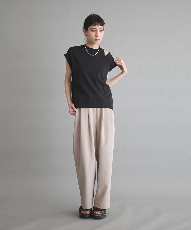 GARAGE OF GOOD CLOTHING「【日本製】ストライプイージータックパンツ」|その他|