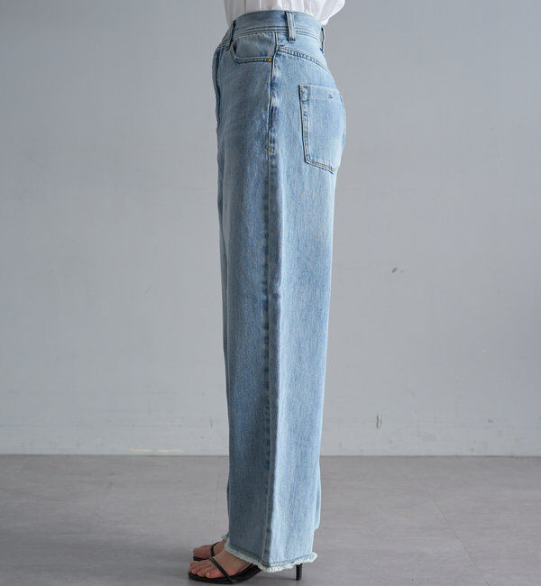  「《リバイバル》【低身長/高身長対応】タテストレッチ足長デニムパンツ」|その他|