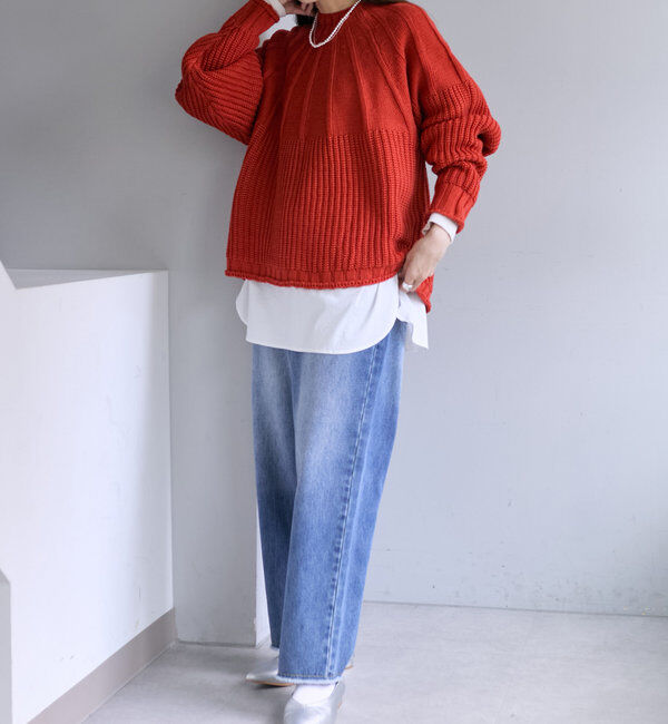  「《リバイバル》【低身長/高身長対応】タテストレッチ足長デニムパンツ」|その他|